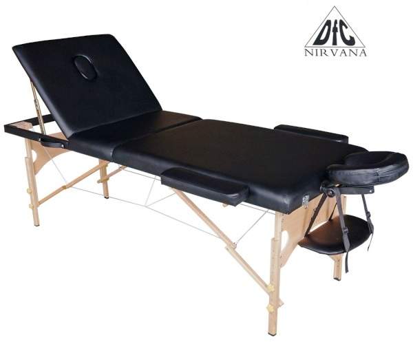 ЧЕРНЫЙ МАССАЖНЫЙ СТОЛ DFC NIRVANA RELAX PRO TS3021_B1