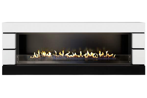 Линейный биокамин Firezo Modern 60 Белый с черным