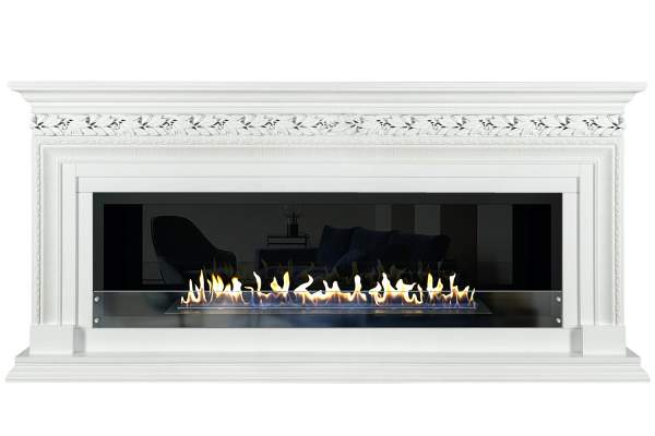 Линейный биокамин Firezo Valletta 60 Белый
