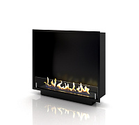 Биокамин в портале Firezo Milan Темный дуб