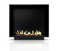 Биокамин в портале Firezo Milan Темный дуб