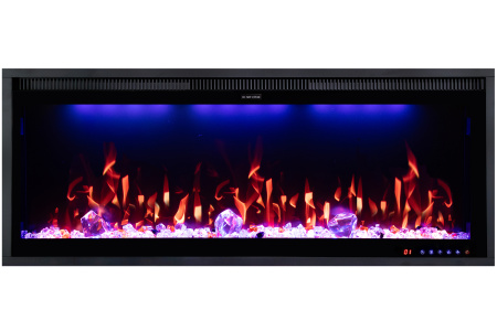 Линейный биокамин Mercury 50 LED RF