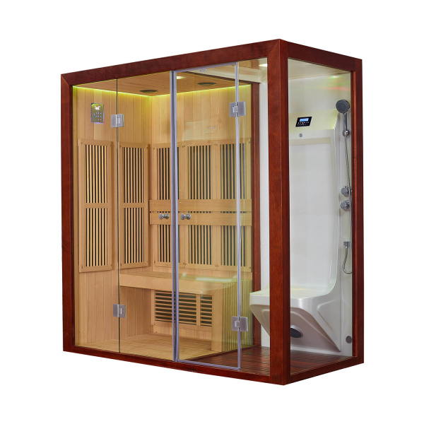 Инфракрасная сауна Mexda WS-1600SR красный кедр 2000*1000*2100