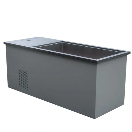 Холодная купель с чашей из нержавеющей стали Lovia Ice Steel