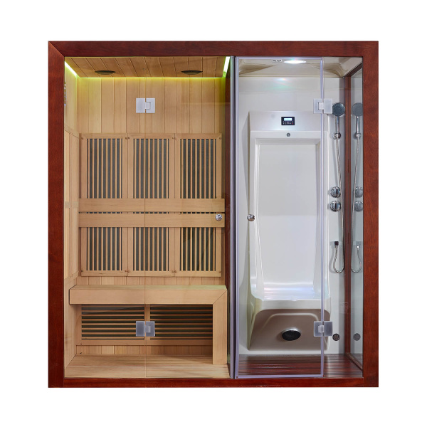 Инфракрасная сауна Mexda WS-1600SR красный кедр 2000*1000*2100