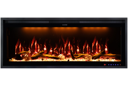 Линейный биокамин Mercury 50 LED RF