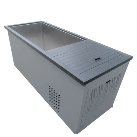 Холодная купель с чашей из нержавеющей стали Lovia Ice Steel